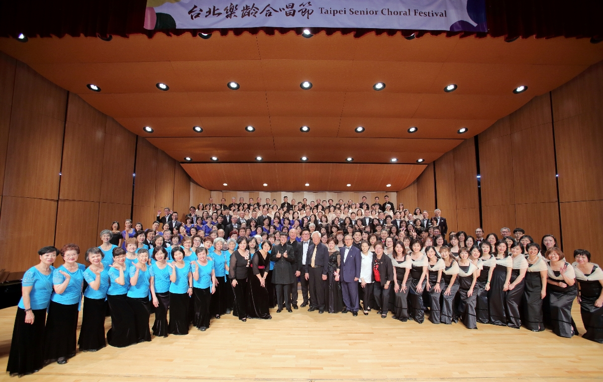 第二屆台北樂齡合唱節揭幕 500位歌者釋放音樂正能量