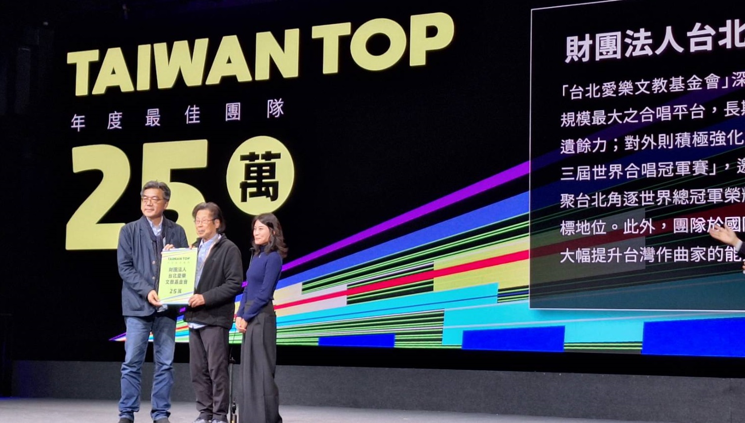 狂賀！台北愛樂文教基金會榮獲「TAIWAN TOP 年度最佳團隊」殊榮