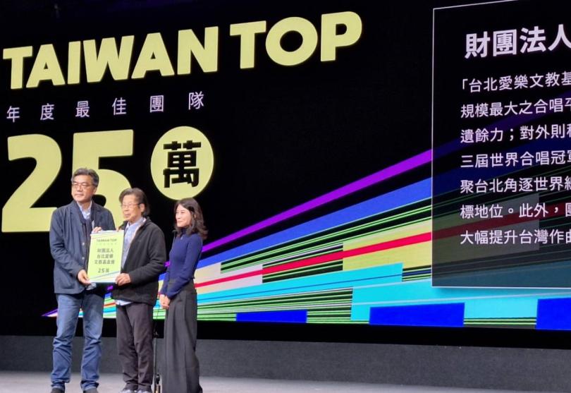狂賀！台北愛樂文教基金會榮獲「TAIWAN TOP 年度最佳團隊」殊榮